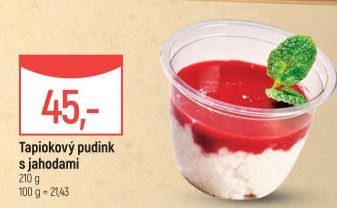 Tapiokový pudink