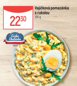Vajíčková pomazánka s rukolou Globus