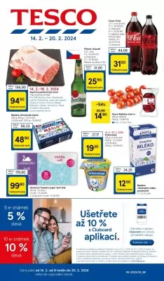 akční leták Tesco 14.2.2024-20.2.2024