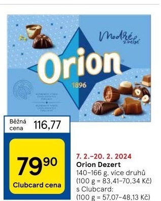 Bonboniéry Orion