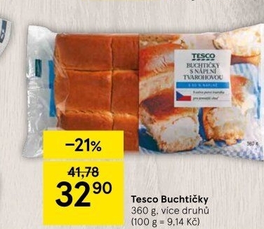 Buchtičky české Tesco