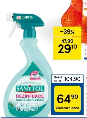 Dezinfekční univerzální čistič ve spreji Sanytol