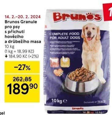 Granule pro psy Brunos
