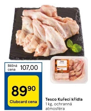 Kuřecí křídla Tesco