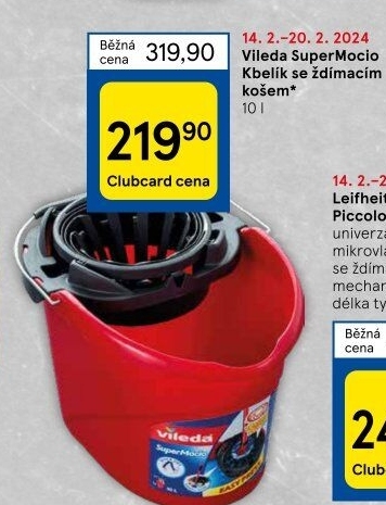 Kýbl se ždímacím košem SuperMocio Style Vileda