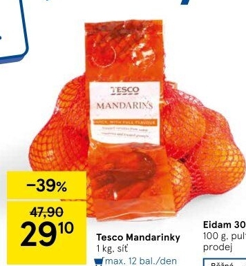 Mandarinky Tesco