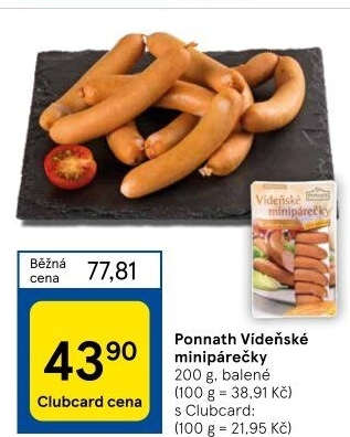 Minipárečky vídeňské Ponnath