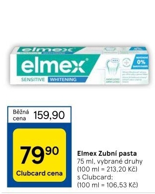 Pasty na zuby Elmex