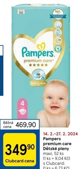 Pleny dětské Pampers Premium Care