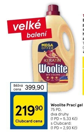 Prací gel Woolite
