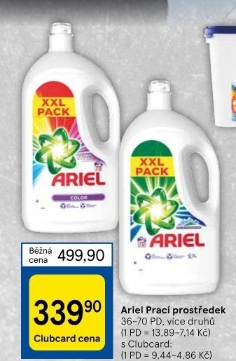 Prací prostředky Ariel