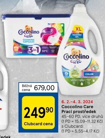 Prací prostředky Coccolino