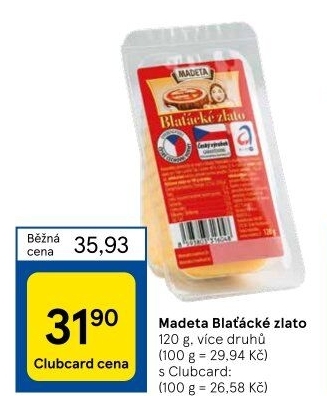Sýr Blaťácké zlato Madeta