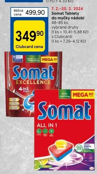 Tablety do myčky Somat