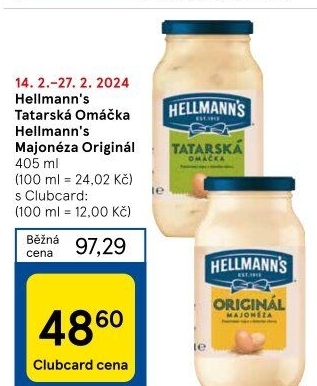Tatarská omáčka Hellmann'