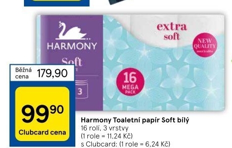 Toaletní papír 3vrstvý Harmony