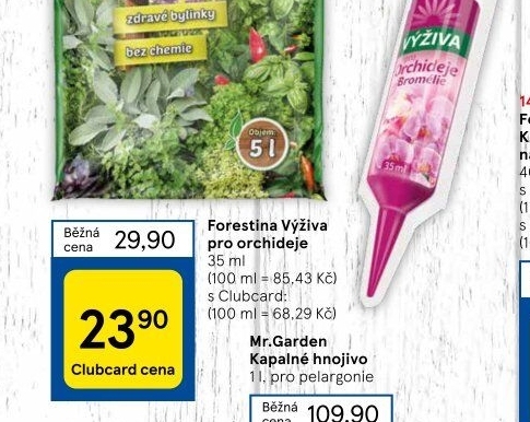 Výživa pro orchideje Forestina