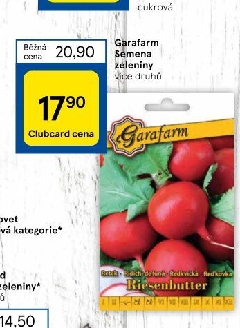 Zahradní osivo Garafarm