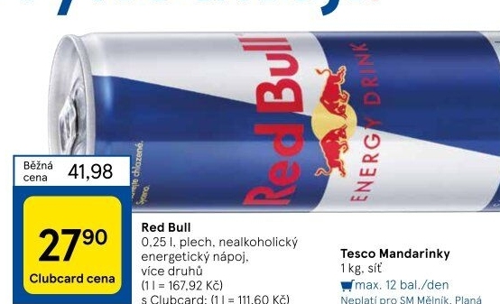 Energetický nápoj Red Bull
