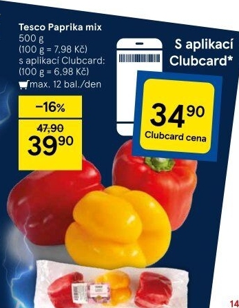 Paprika mix Tesco