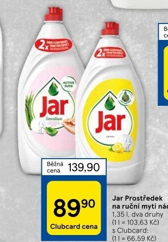 Prostředek na nádobí Jar