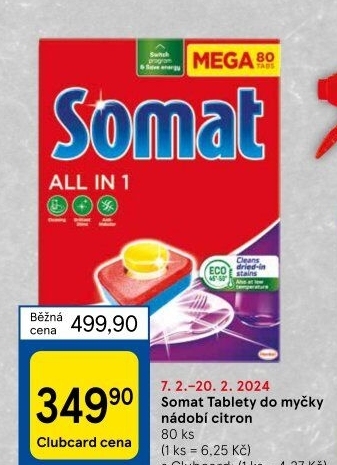 Tablety do myčky Somat