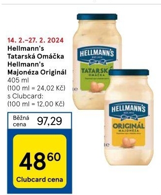 Tatarská omáčka Hellmann'