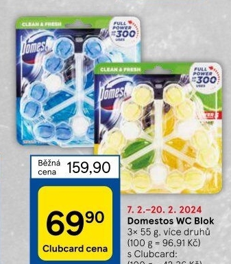 WC bloky Domestos