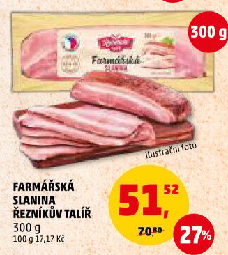 Farmářská slanina Řezníkův talíř