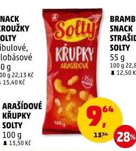 Křupky arašídové Solty