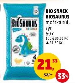 Křupky kukuřičné bez lepku Biosaurus