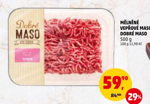 Maso mleté vepřové Dobré maso