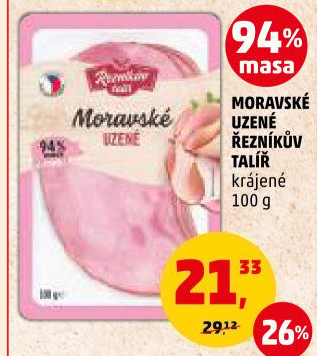 Moravské maso uzené Řezníkův talíř