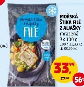 Mořská štika filé mražená