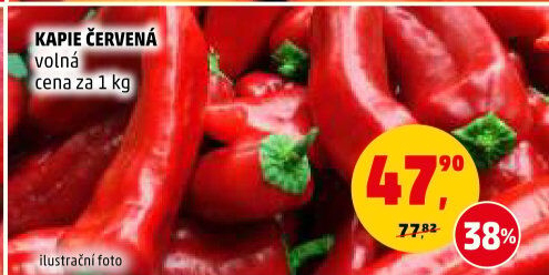 Paprika červená kapie