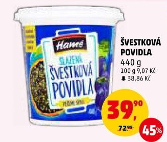 Povidla Hamé