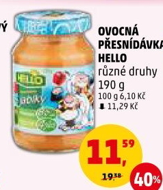 Přesnídávka Hello