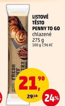 Těsto listové Penny To Go