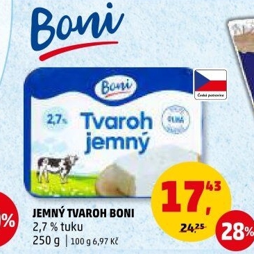Tvaroh jemný Boni