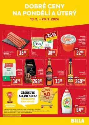 akční leták BILLA 14.2.2024-20.2.2024
