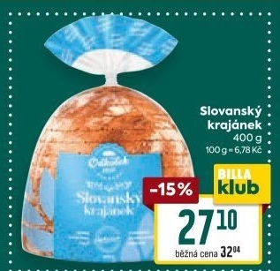 Chléb Slovanský krajánek Odkolek