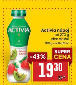 Jogurtový nápoj Activia Danone