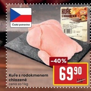 Kuře s rodokmenem Vodňanské kuře