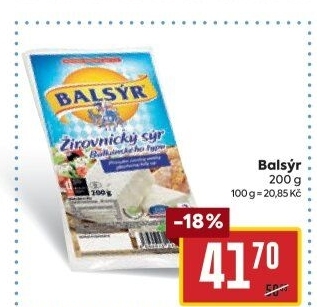 Sýr Balsýr Mlékárna Žirovnice