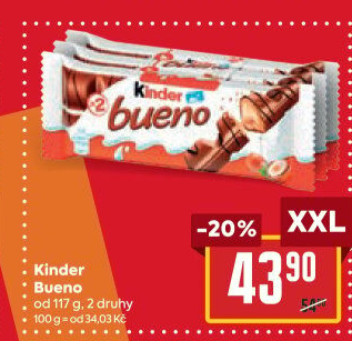 Tyčinka Bueno Kinder