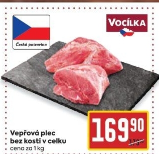 Vepřová plec bez kosti Vocílka