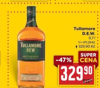 Whiskey irská Tullamore Dew