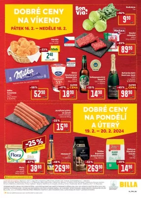 akční leták BILLA 14.2.2024-20.2.2024