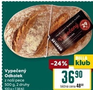 Chléb Vypečený Odkolek