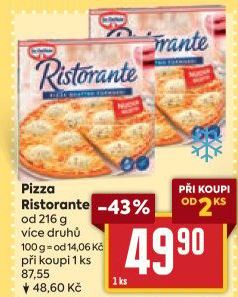 Pizza mražená Ristorante Dr. Oetker